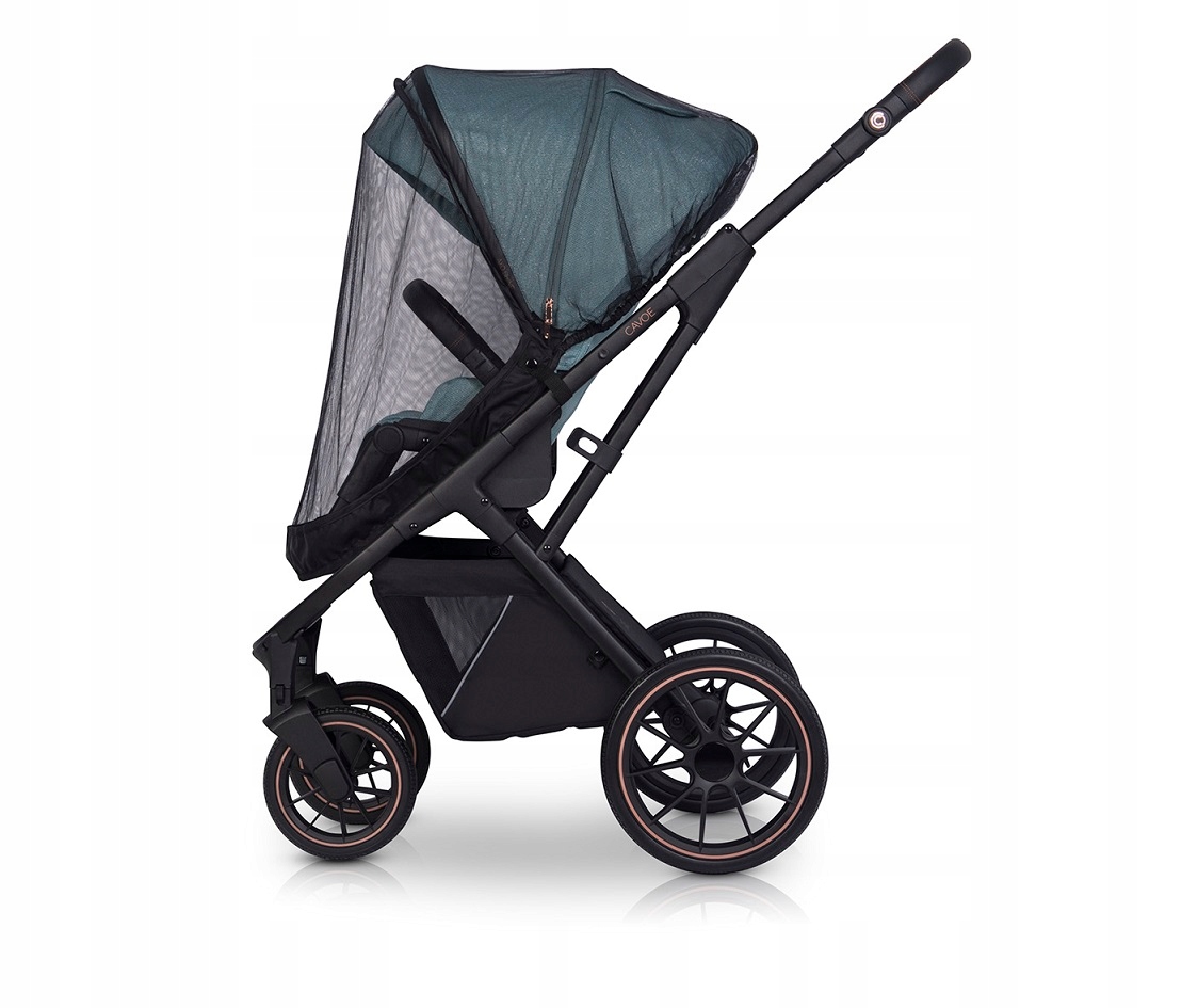 Wózek spacerowy CAVOE! AXO SHINE ! BOHO GREEN Szerokość produktu 57 cm