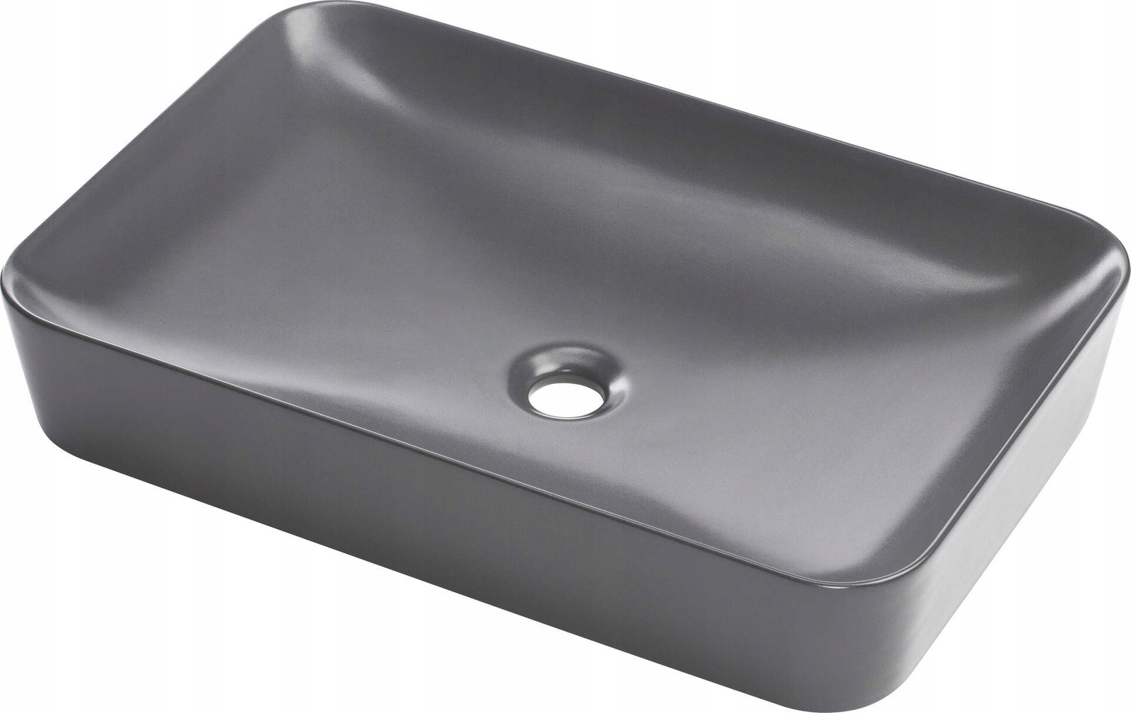 Keramická Umývadlová Doska – 60X40 CM Antracitová, Titanium Cds DU6S