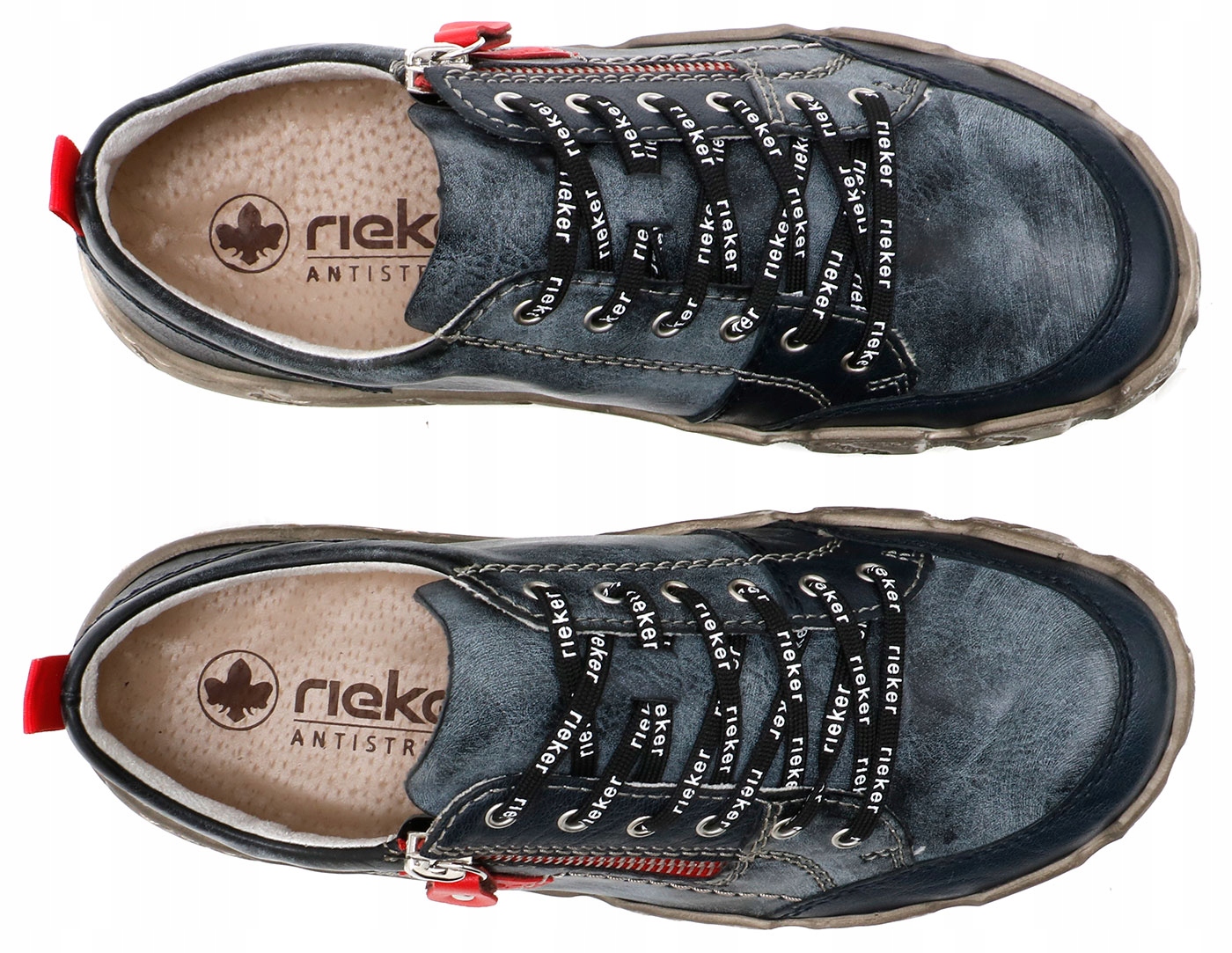 RIEKER-L0302-14 gra r39 Marka Rieker