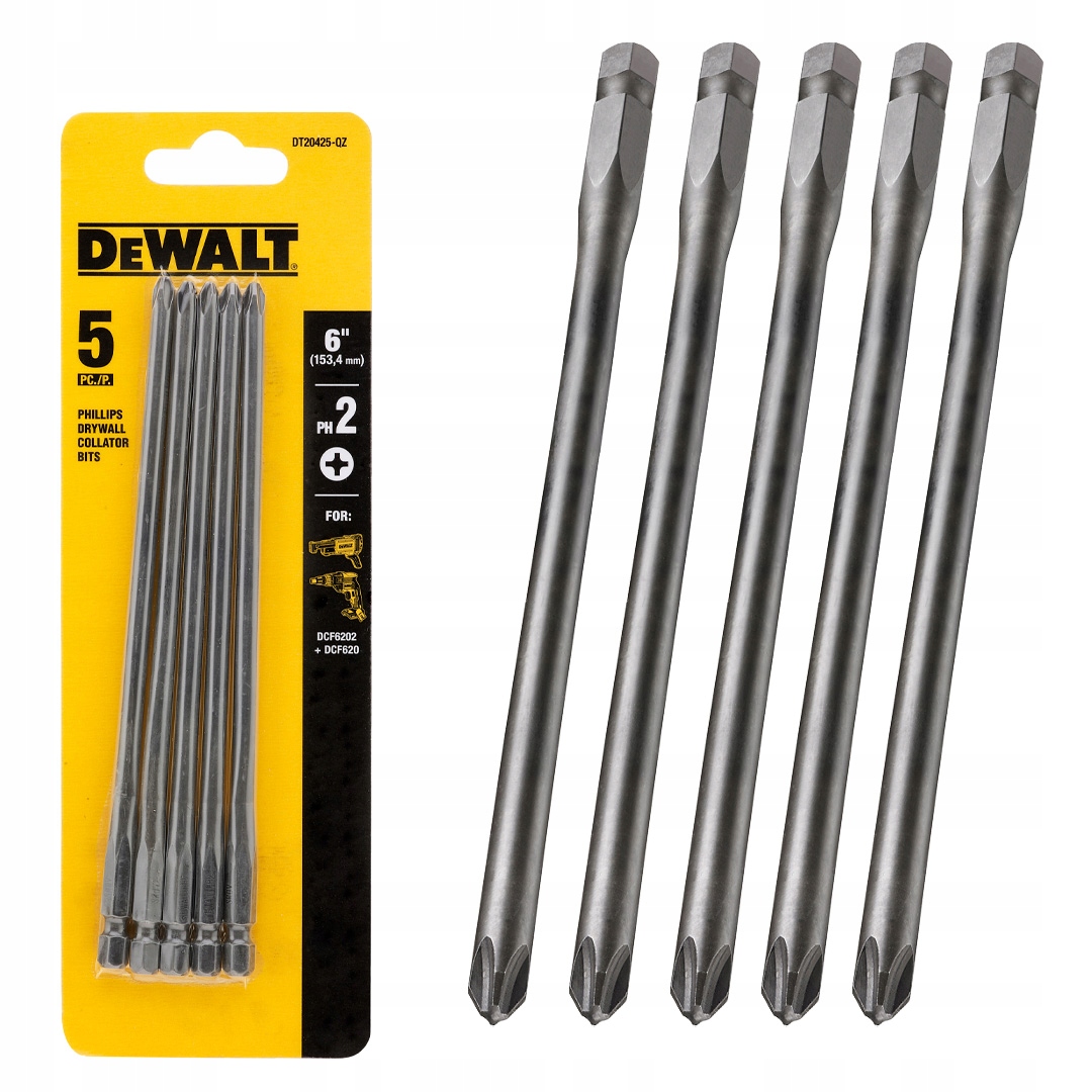

5x bit PH2x153mm magazynek DCF6202 DeWALT DT20425