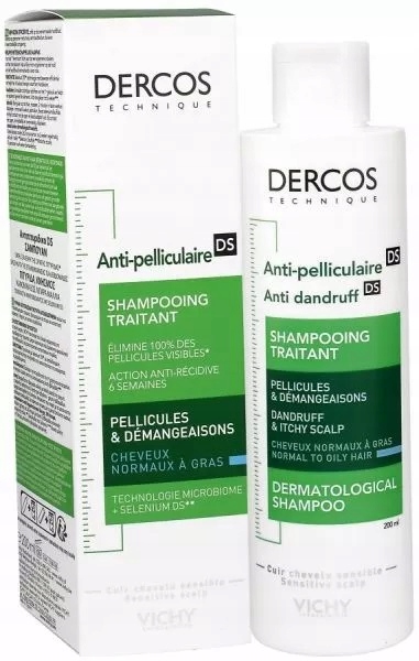 

Vichy Szampon Dercos przeciwłupieżowy włosy tłuste