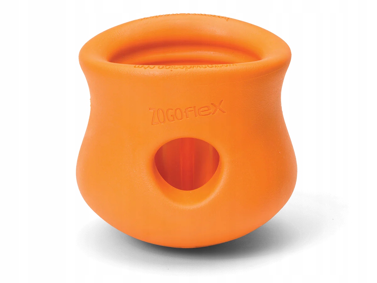 Levně Hračka pro psy West Paw Zogoflex Toppl Dog Toys Small (s), oranžová