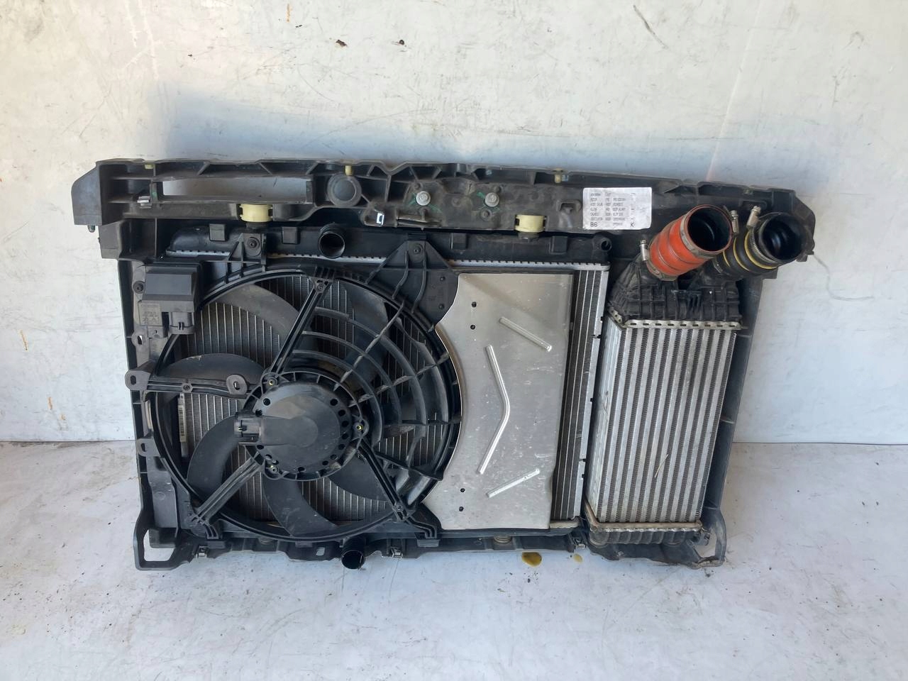 support panel for radiators radiator intercooler CITROEN C3 III 1.5 BLUE HDI 9803900780
