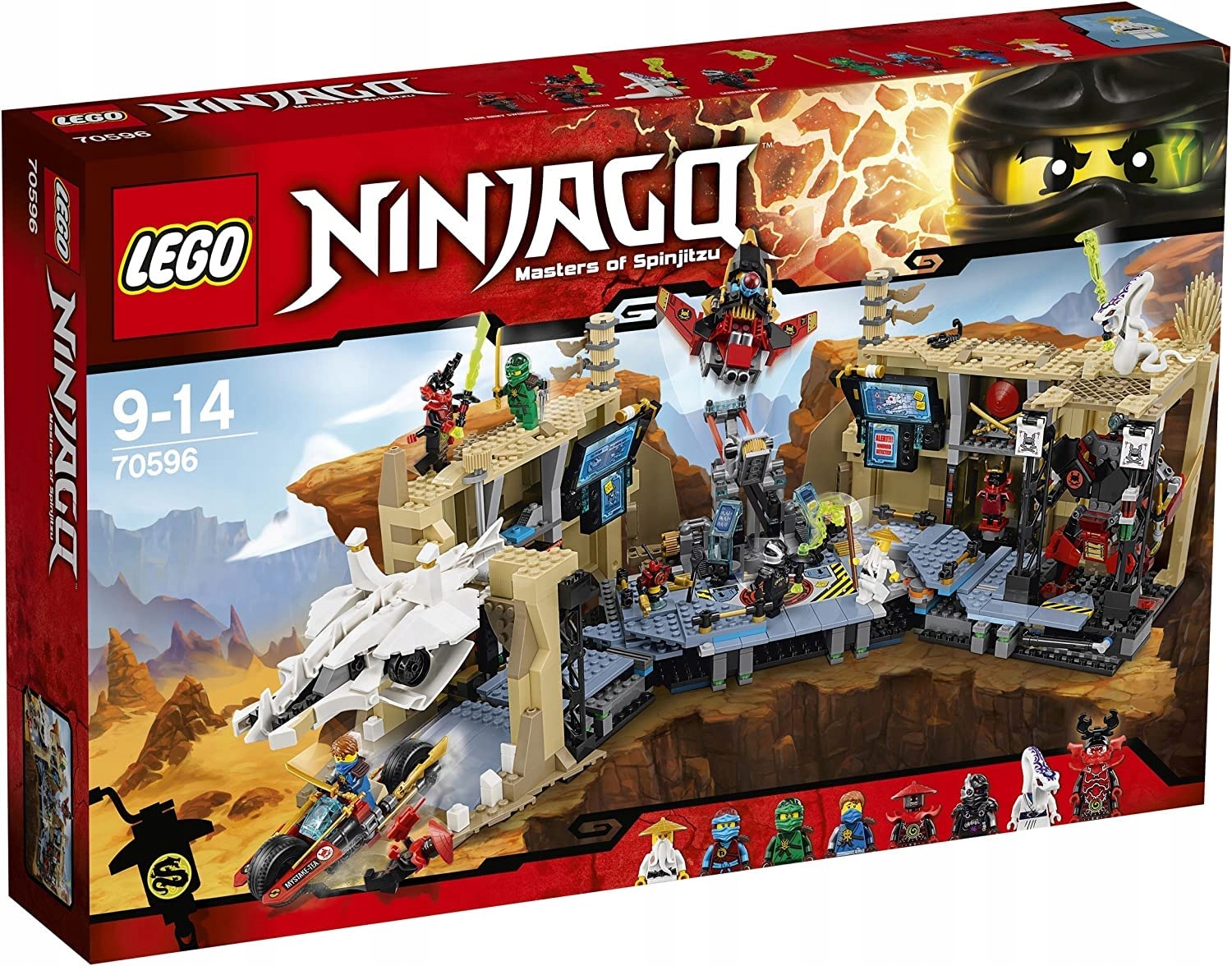 Lego Ninjago Akce v jeskyni Samuraje X 70596