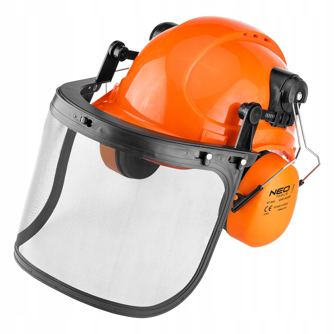 Kask Ochronny Kompletny Hełm Dla Pilarza Pilarzy Drwali 3w1 Neo 97-395