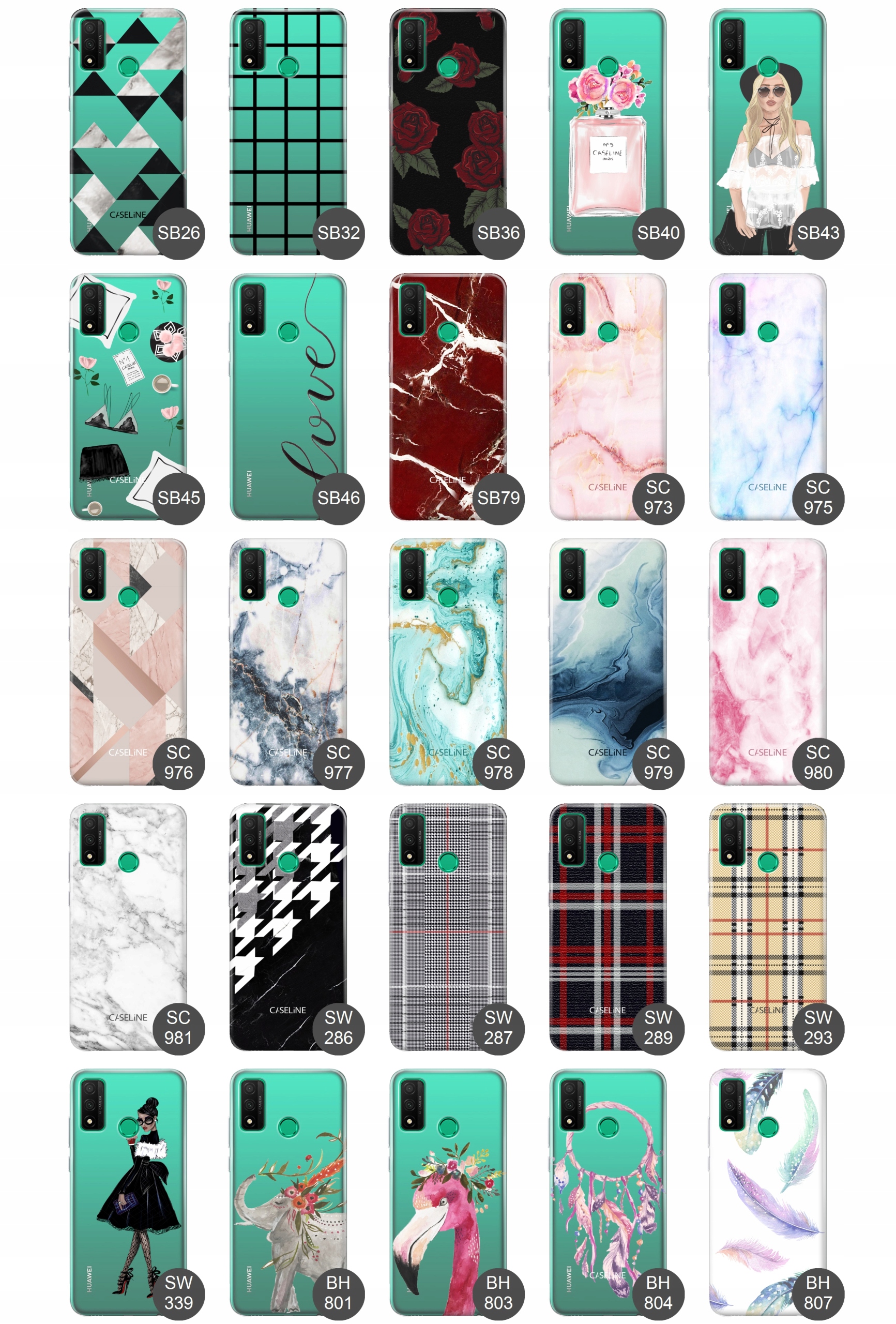 Etui do Huawei P SMART 2020 case guma wzory