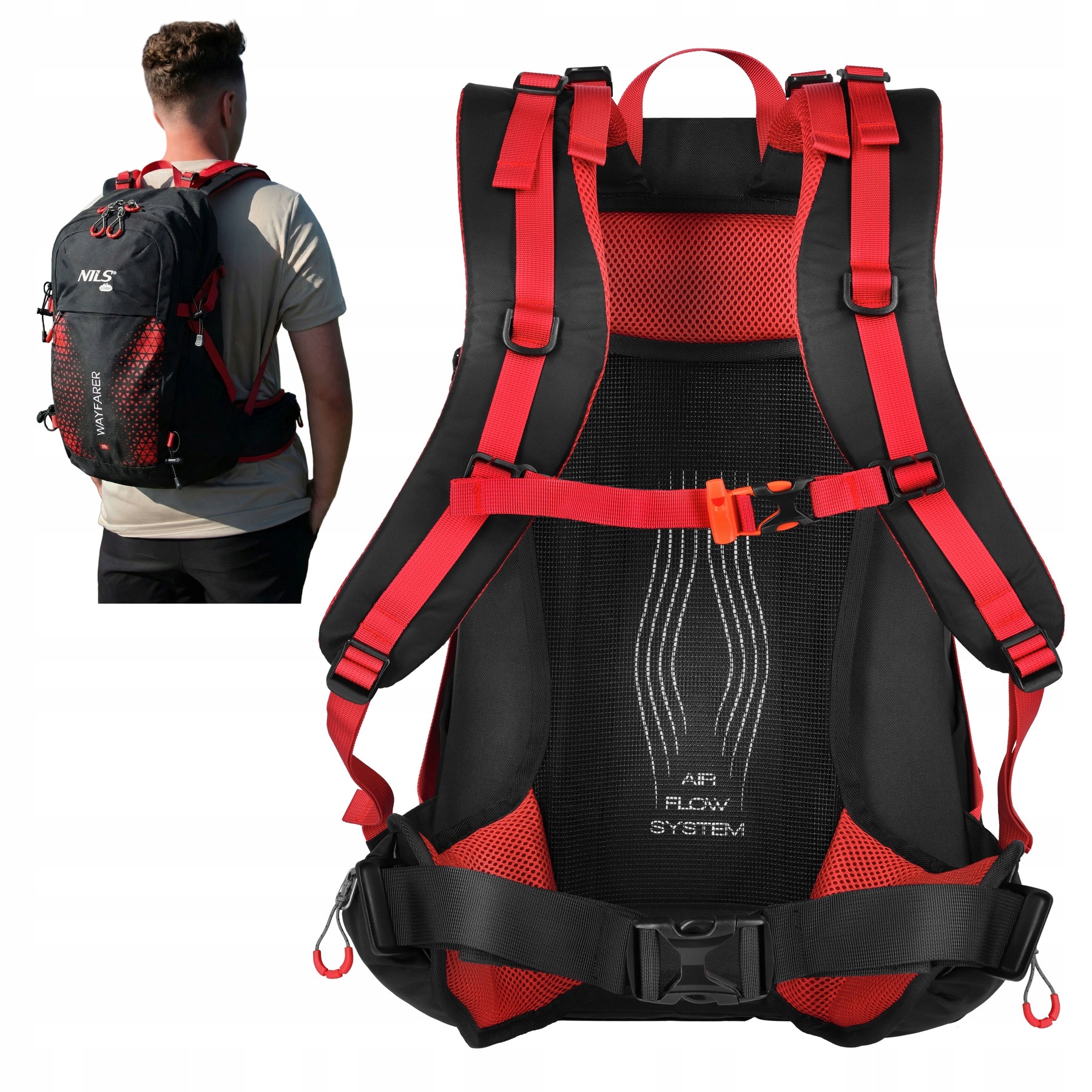 Batoh 35 l Trekkingový horský voděodolný Obal s rámem
