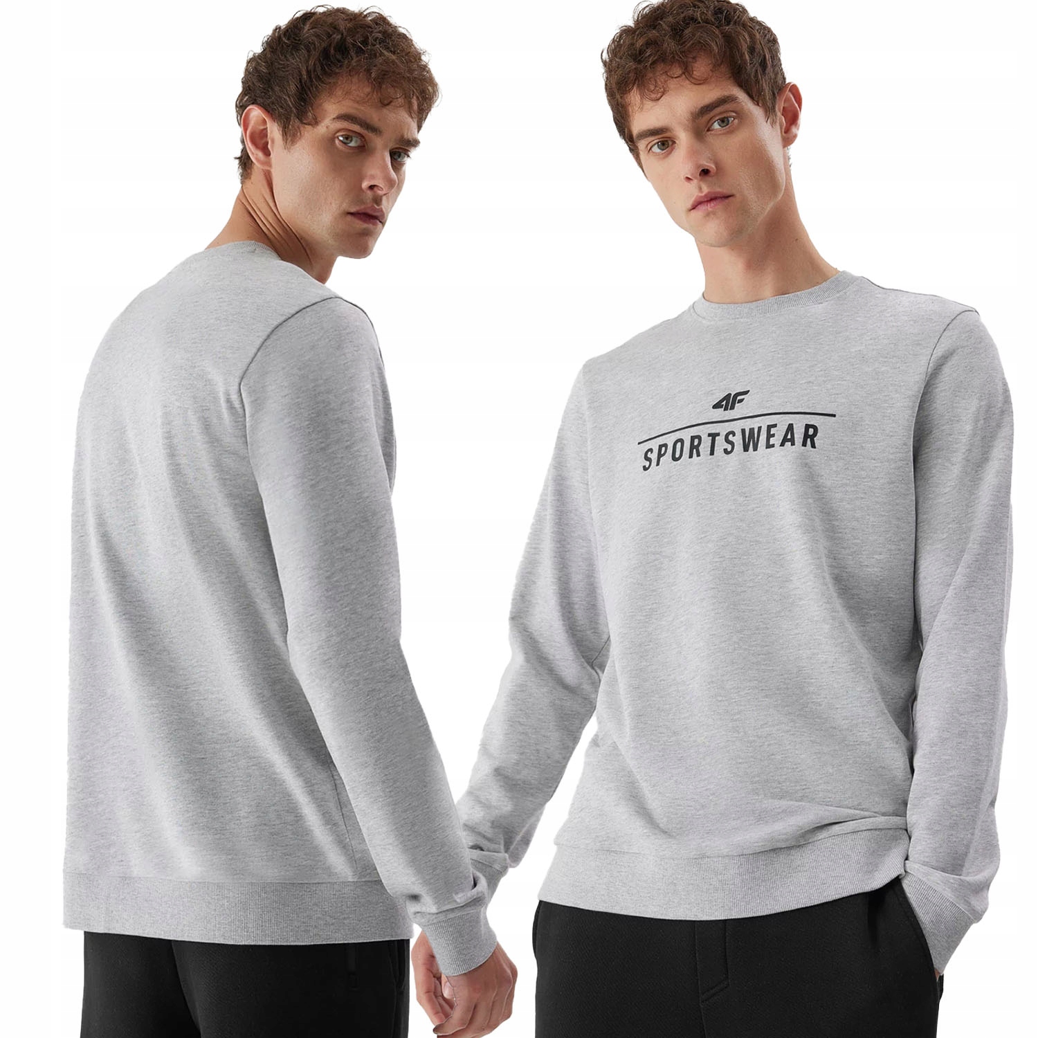 BLUZA MĘSKA DRESOWA 4F SPORTOWA BAWEŁNA AW23M692 Rozmiar XXL