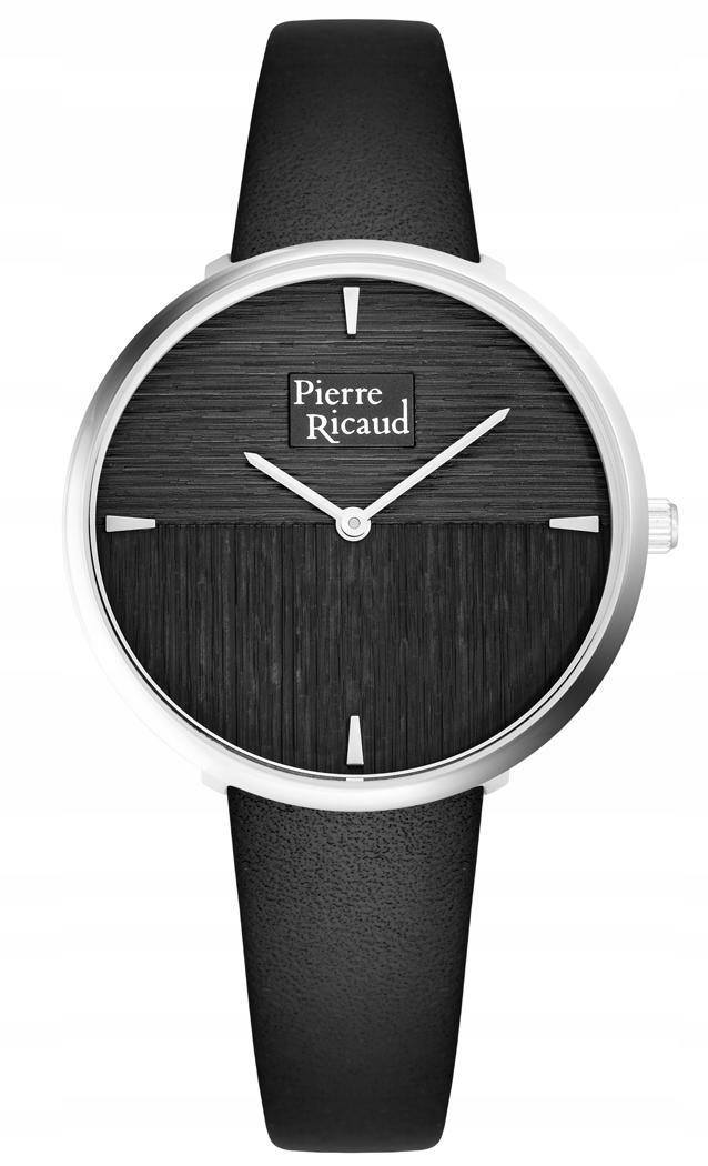 Nové Originální dámské hodinky Pierre Ricaud P22086.5214Q černé na řemínku