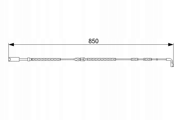 Czujnik zużycia klocków BOSCH 1 987 473 030 Producent części Bosch