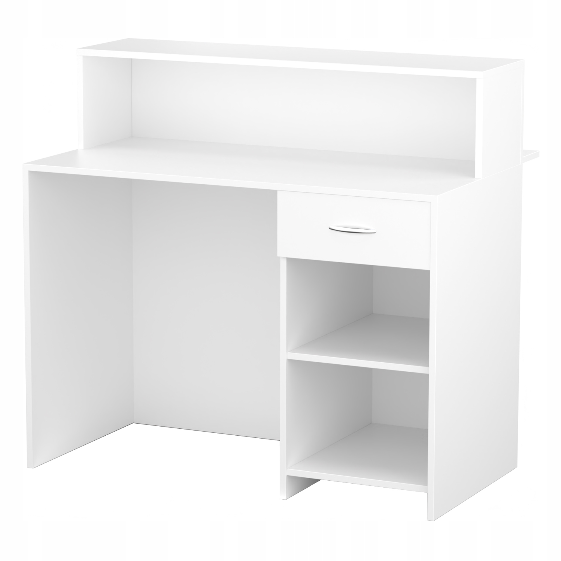 LADA SKLEPOWA BIURKO BRETO 120 NADSTAWKA Z PÓŁKĄ