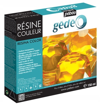 Pebeo Gedeo Epoxidová pryskyřice barevná Topaz 150 ml.