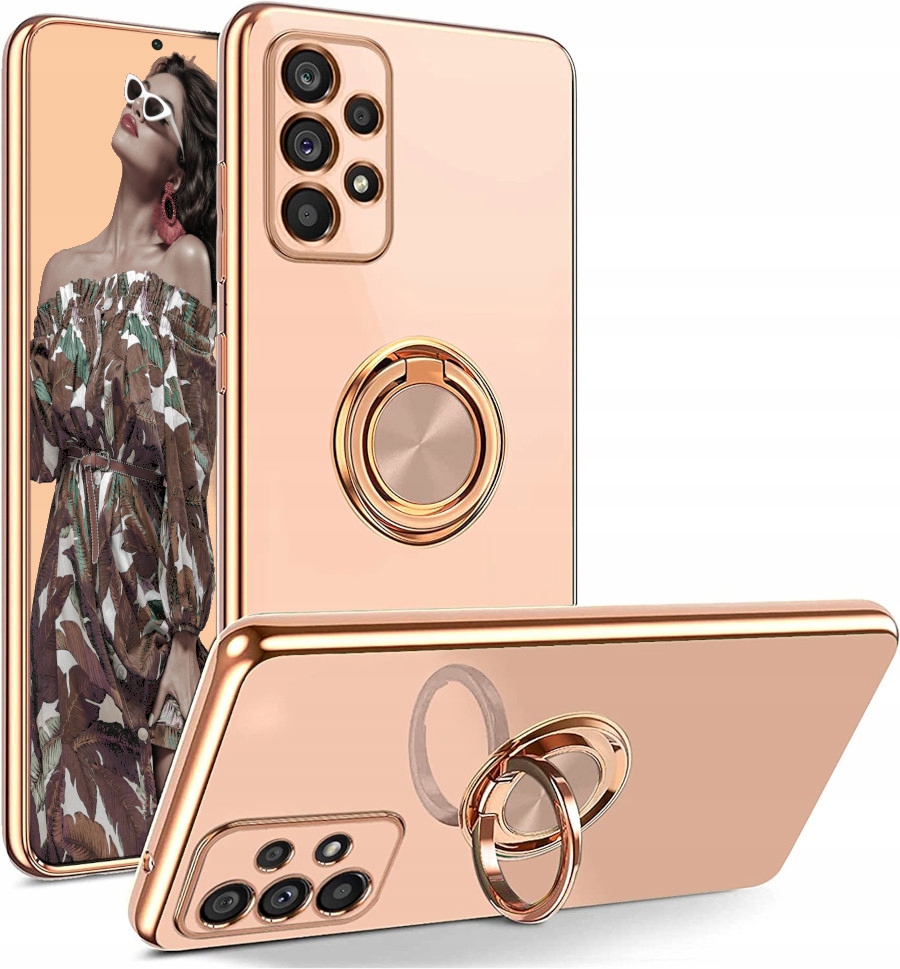 ETUI CASE SILICONE RING DO SAMSUNG A52 A52S +SZKŁO Kod producenta HFY01A-6