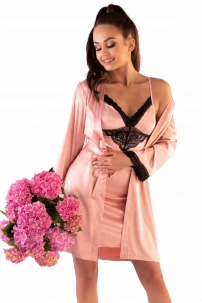 

Ariladyen Pink Scallo Collection Szlafrok L/XL