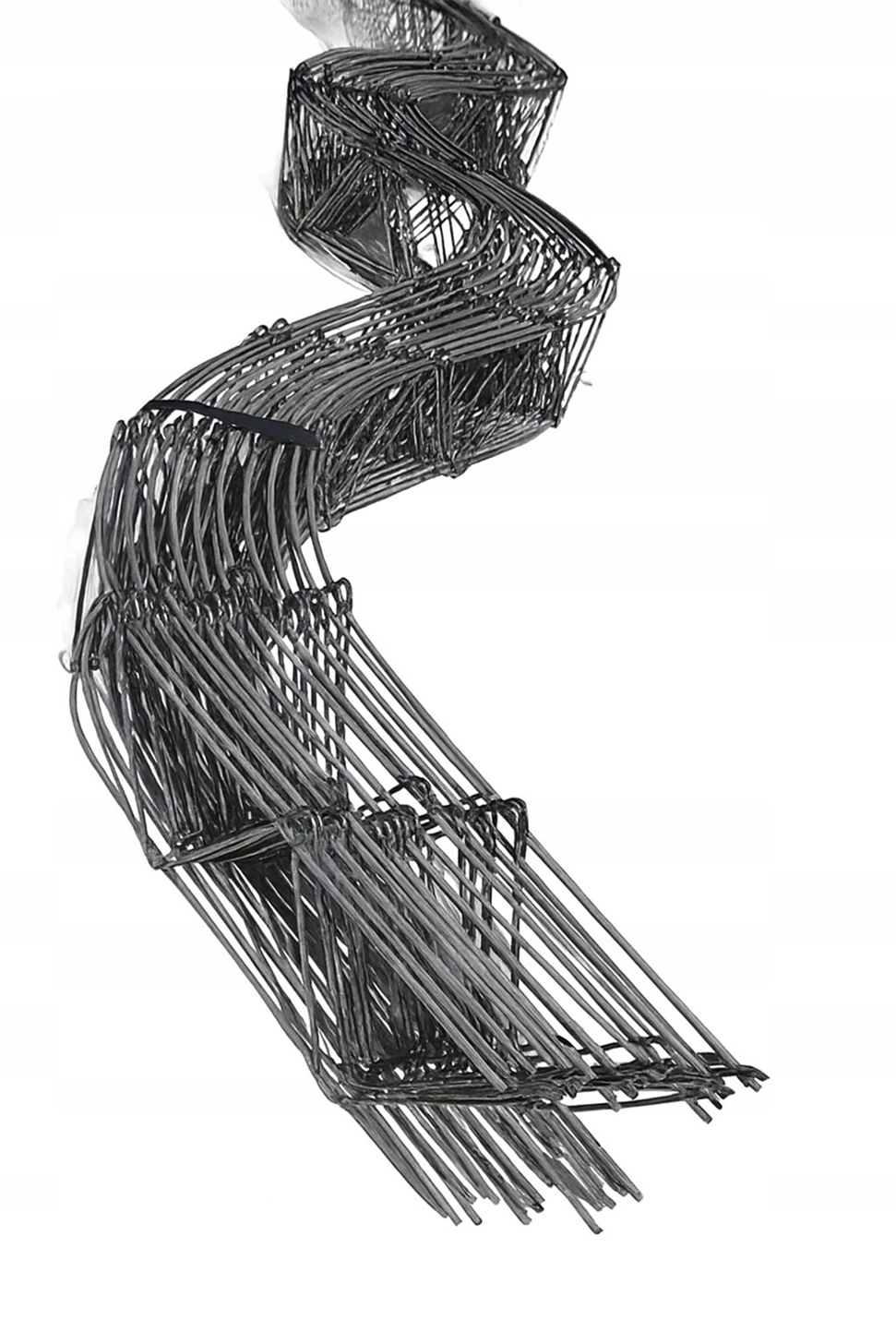 Ocelová vzdálenost mezi výztuží Zet 80 mm distanční podložka ocelová 1,2 M