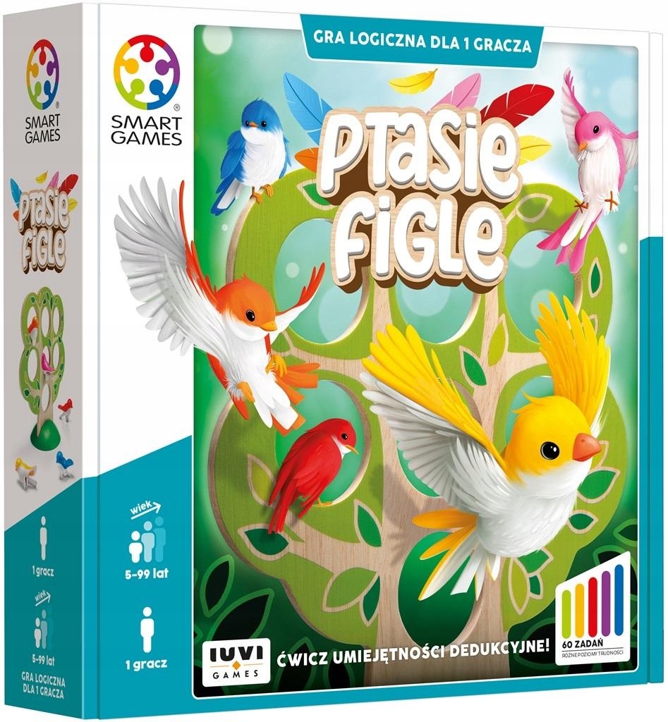 Smart Games Ptasie Figle (pl) Iuvi Games Gry Edukacyjne Dla Dzieci 7 Lat