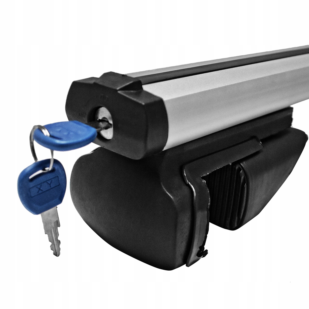 BAGAŻNIK DACHOWY NA RELINGI BELKI OTWARTE UNIWERSALNY ALUMINIOWY 123 CM KPL Dopuszczalna ładowność 70 kg