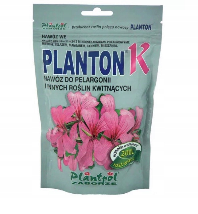 

Planton K Nawóz do Pelargonii i kwitnących 200g