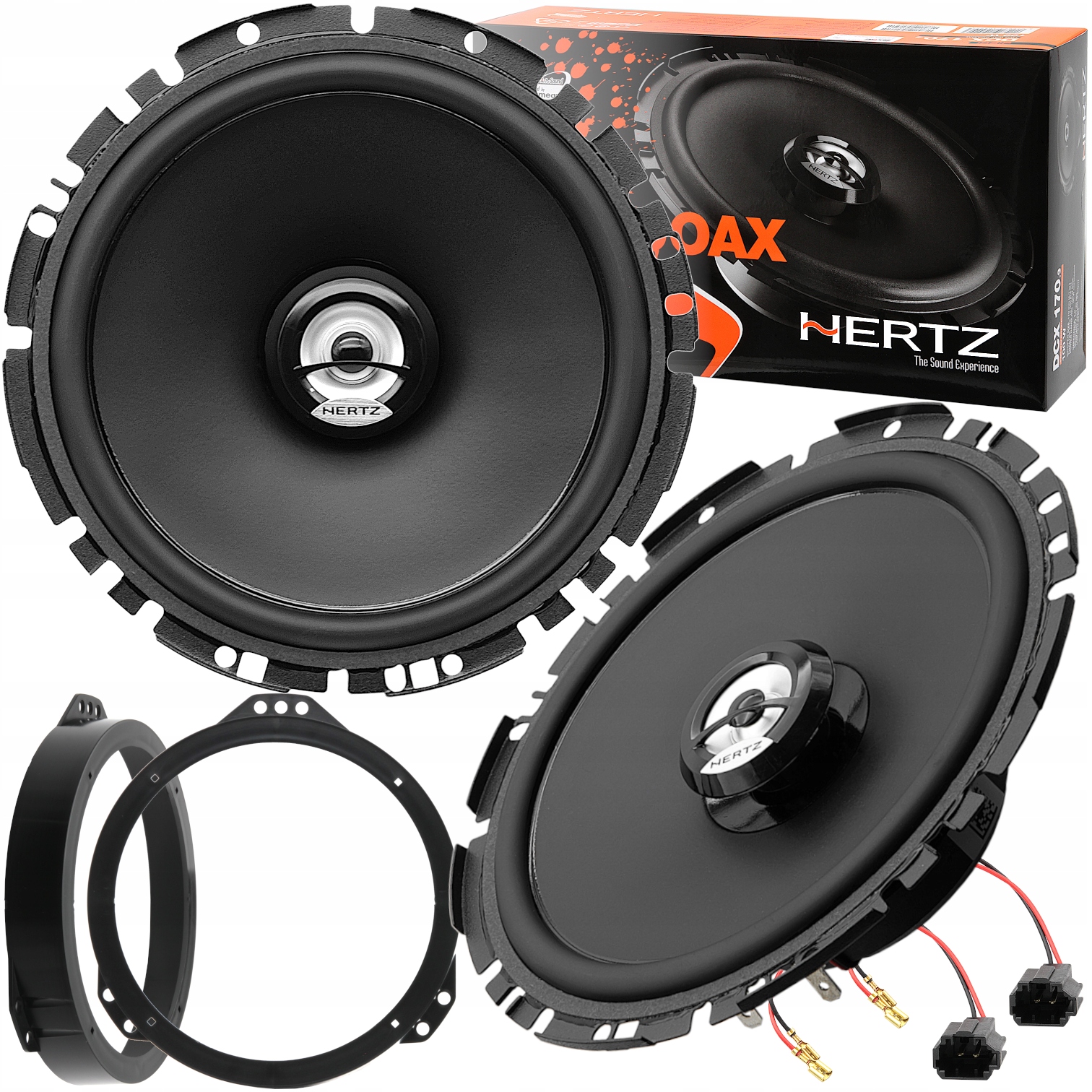 HERTZ GŁOŚNIKI SAMOCHODOWE 165MM 16,5 CM DO OPEL TIGRA VECTRA B VIVARO