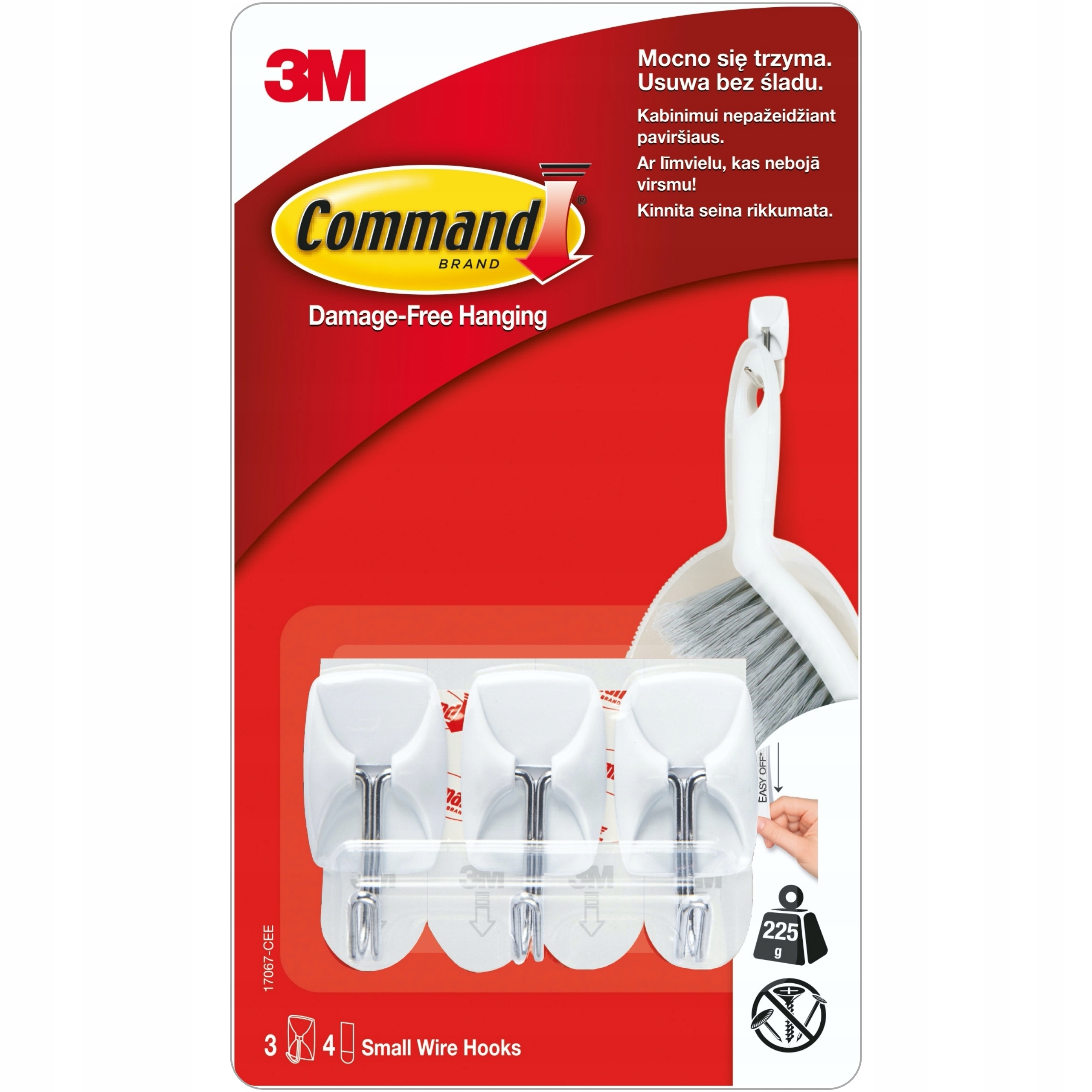 

Command 3M Haczyki Małe 3 Szt Z Metalowym 17067