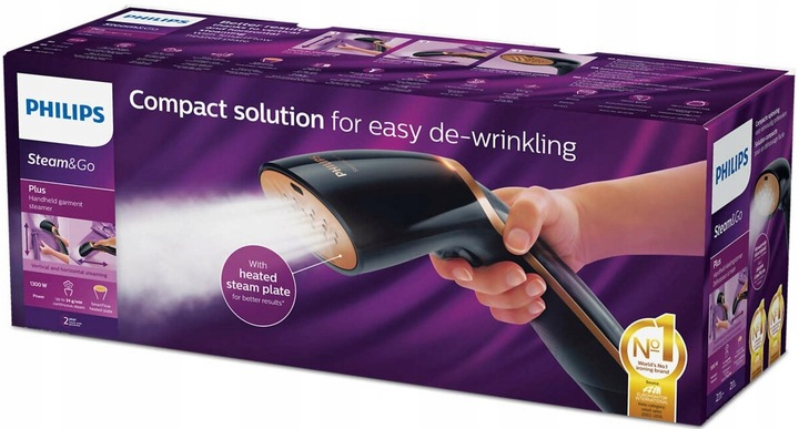 PAROWNICA DO UBRAŃ PHILIPS RĘCZNA STEAMER ŻELAZKO Typ ręczny