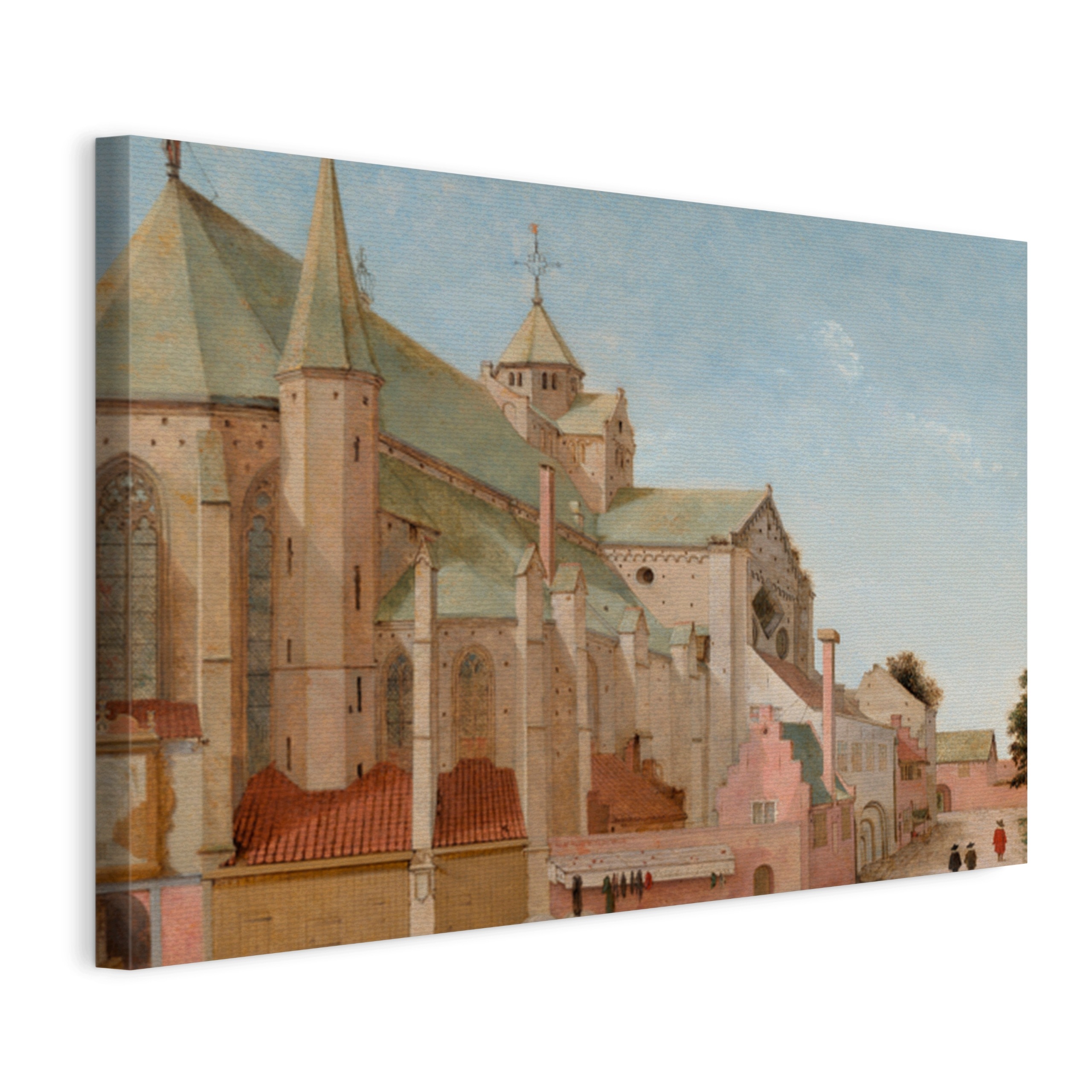 Obraz Na Plátně Pieter Saenredam Mariaplaats Z Mariakerk 90x60