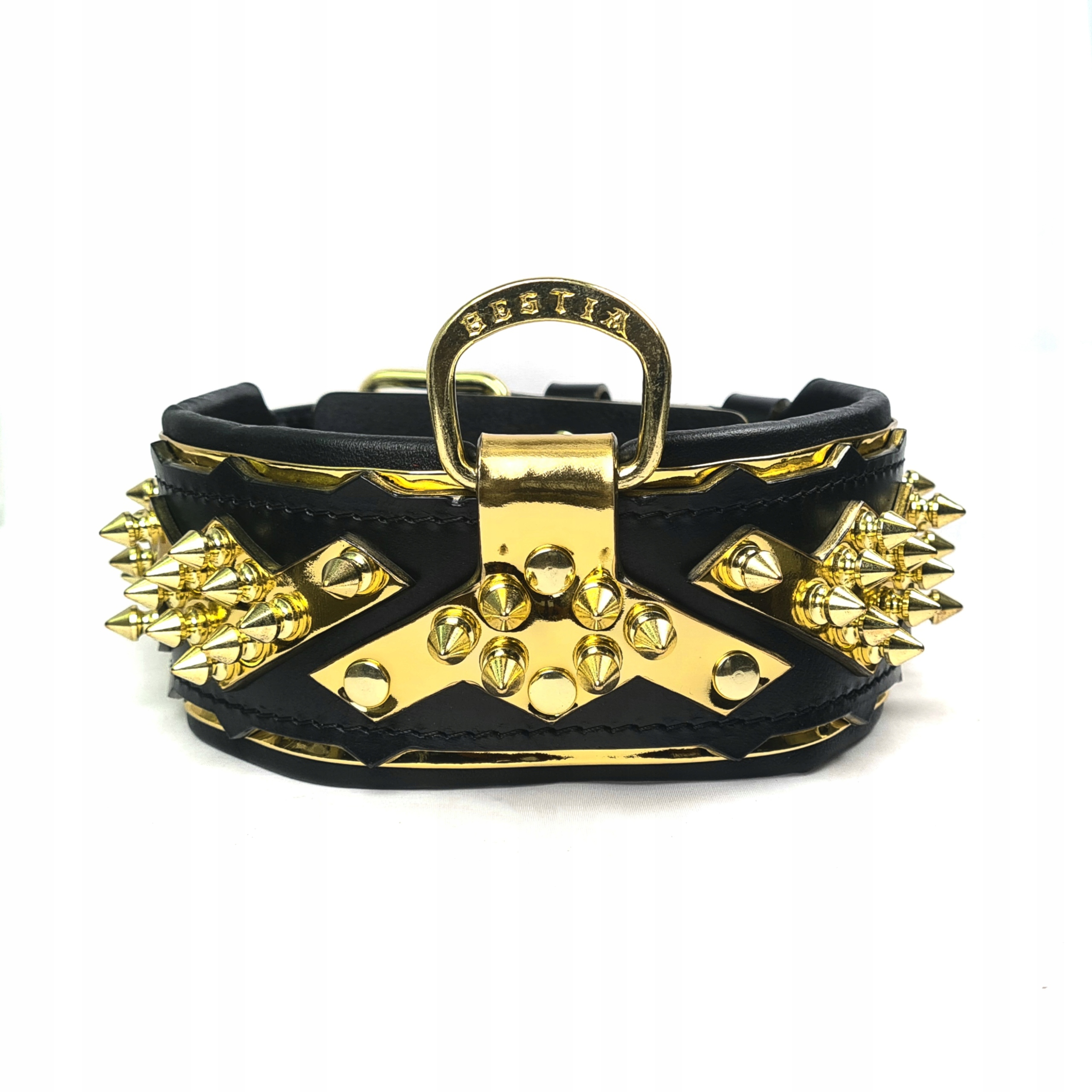 Obroża dla psa skórzana BESTIA CUSTOM DOG GEAR r. 14163746288 Allegro.pl