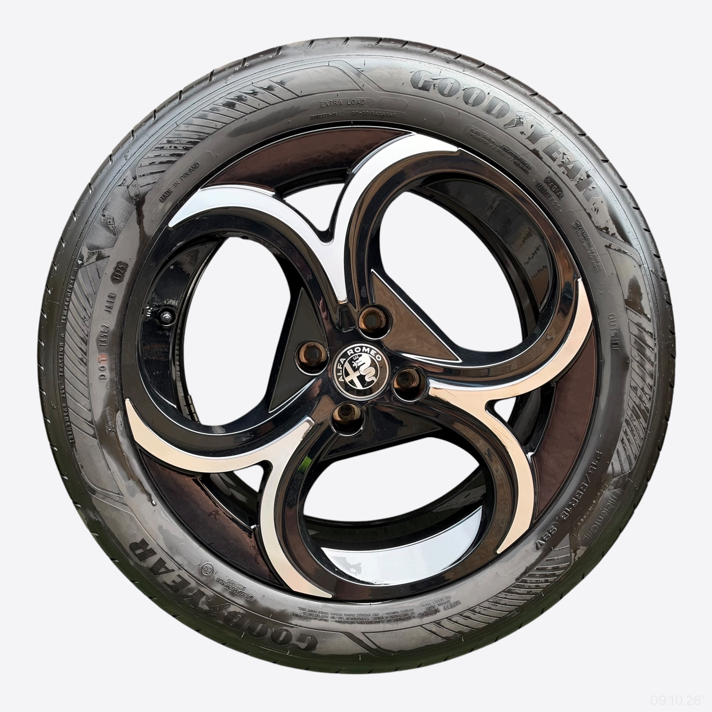 wheels tyres discs ALFA ROMEO JUNIOR GOODYEAR 215/55/18" 5MM summer