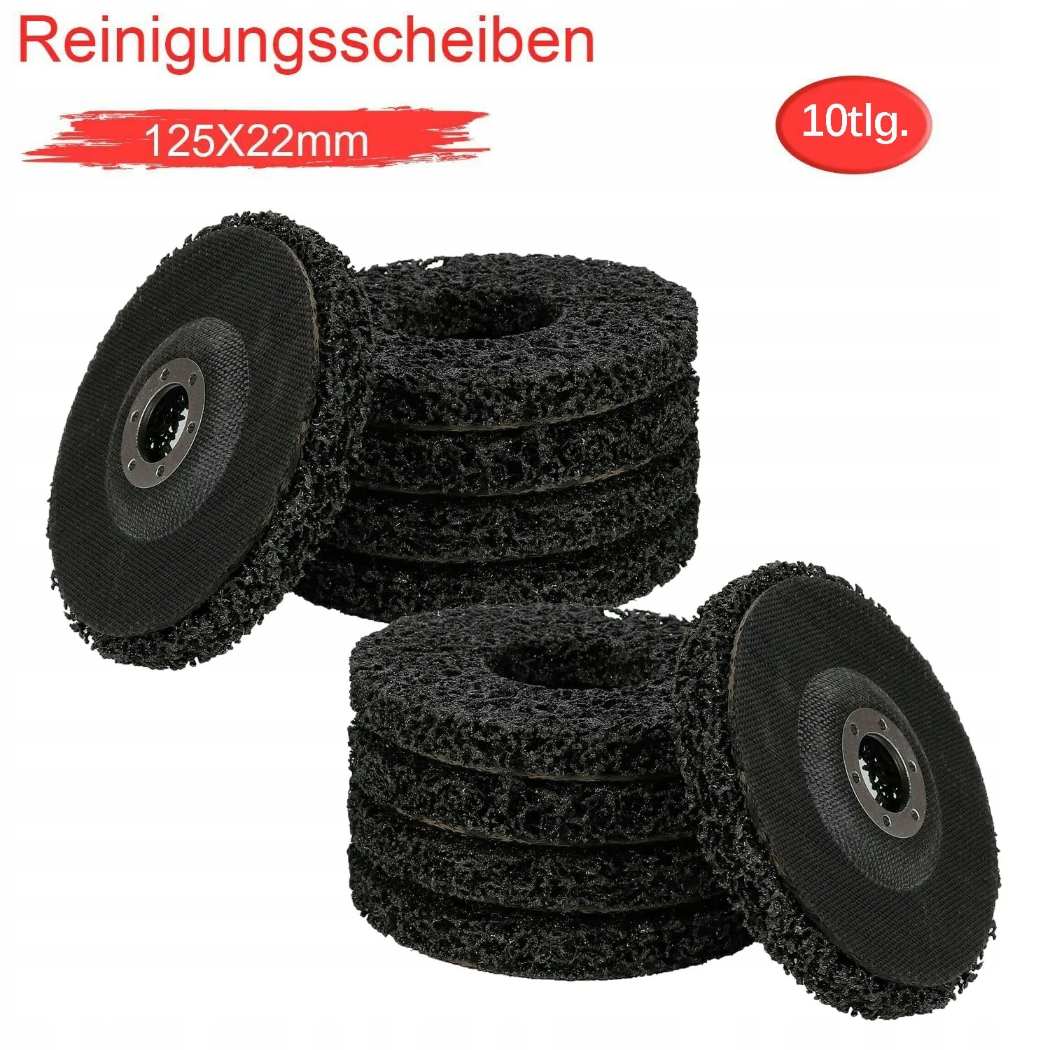 10 Ks. Kotouč Z Netkané Textilie Pro Odstraňování Rzi 125MM