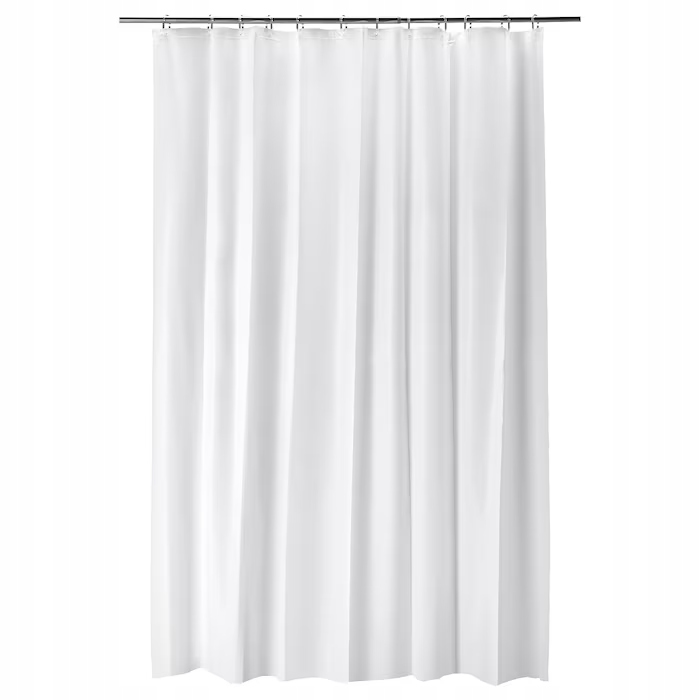 

Ikea zasłona prysznicowa Bjarsen biały 180x200cm