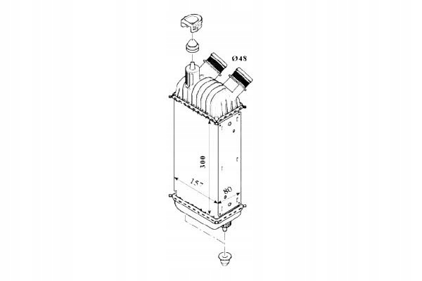 nrf 30193 радиатор охлаждения Воздух