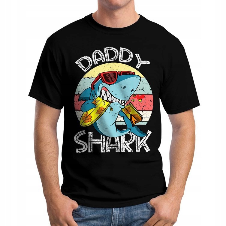 

Koszulka Na Dzień Ojca Tata Daddy Shark Rekin S