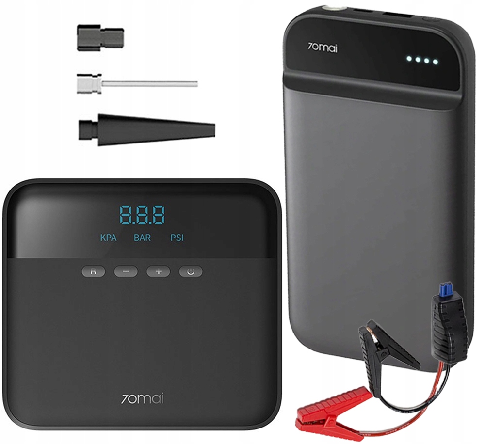

70mai Jump Starter PowerBank pompka kompresor