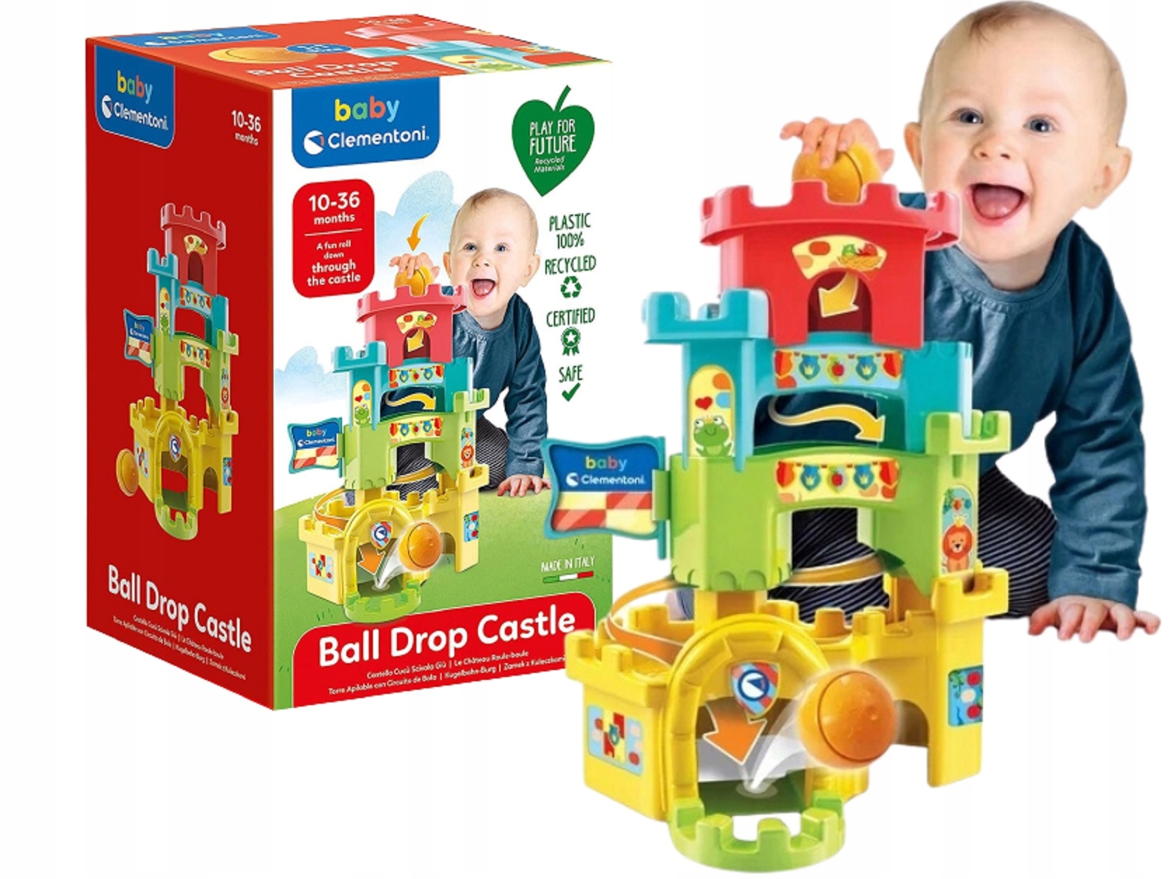 

Clementoni Baby Wieża z kuleczkami dla malucha