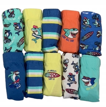

Majtki slipki rekin Primark 3-4 lata 104cm 10szt