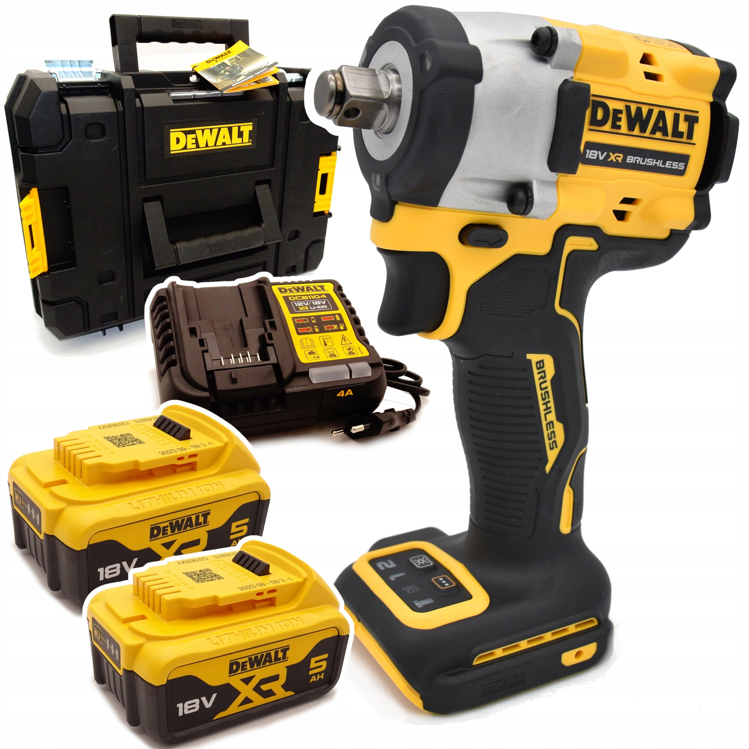 Dewalt DCF922P2 18V Xr Zakrętarka Udarowa 610Nm 2x 5Ah 1/2 Cala
