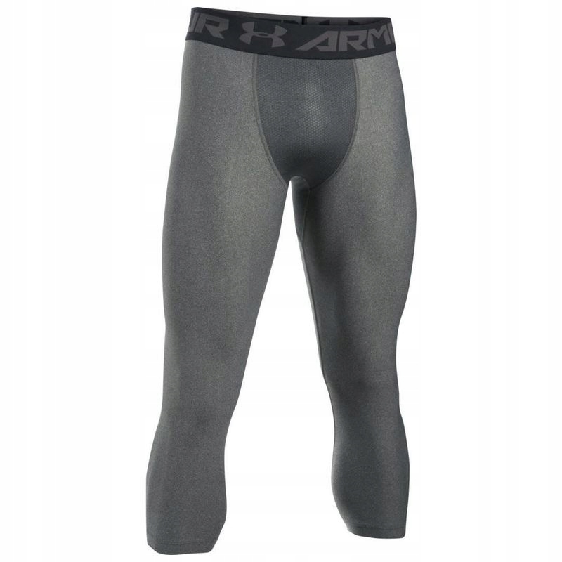 SPODNIE UNDER ARMOUR HEATGEAR 2.0 3/4 LEGGINSY MEN GRAY M