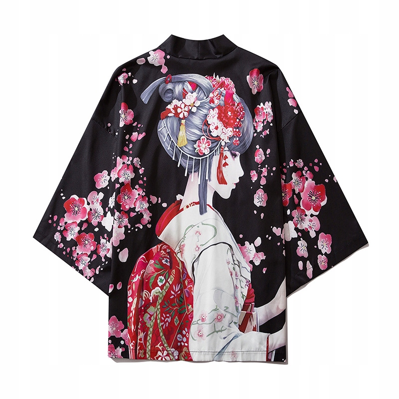 

Japońskie Kimono Haori Samuraj Kanji Suwenir G1