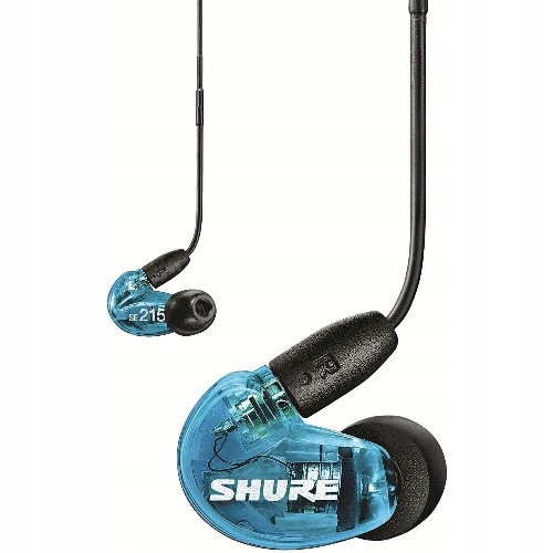 Shure Aonic 215 Uni niebieskie słuchawki dokanałowe kabel z mikrofonem