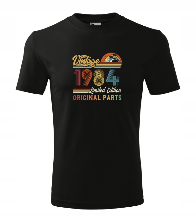 

Koszulka T-shirt Vintage Limited 1984 urodziny
