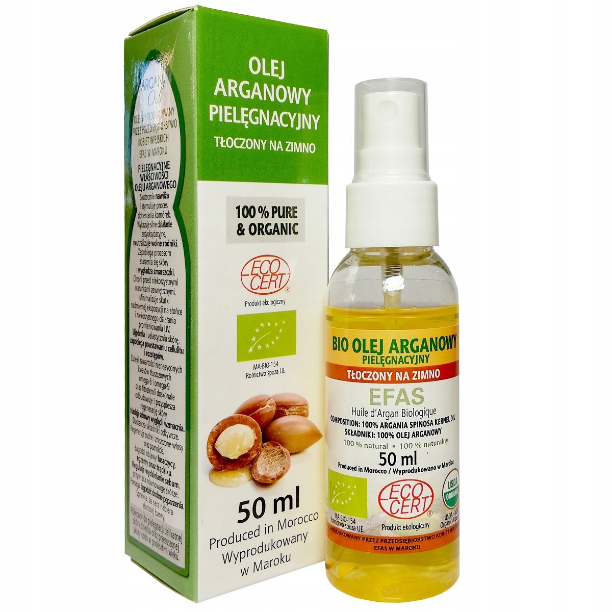

Olejek Arganowy Bio oryginalny z Maroko 50ml spray