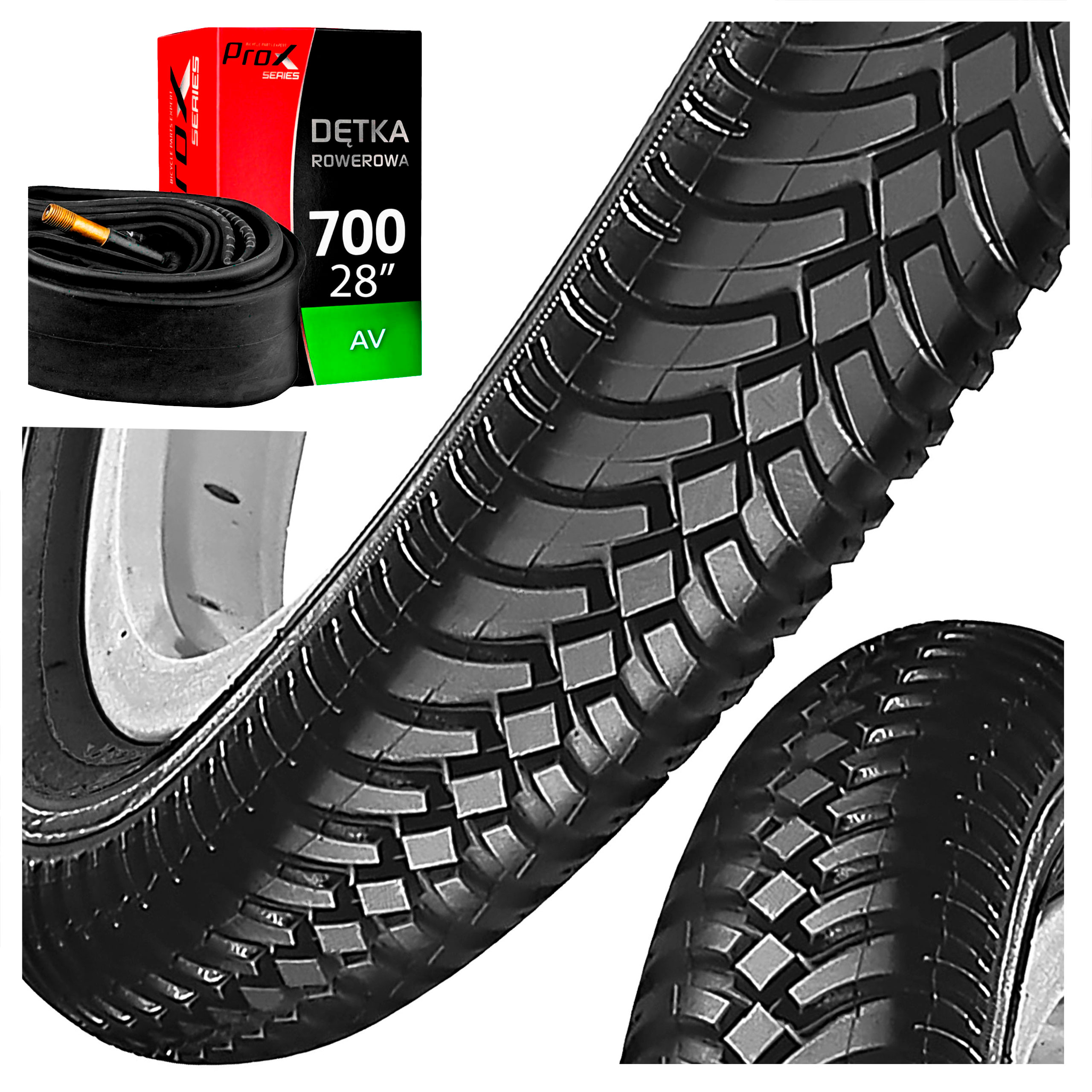 Opona Rowerowa Kenda K180 28'' 700x38C 40-622 Miejska Trekkingowa Dętka