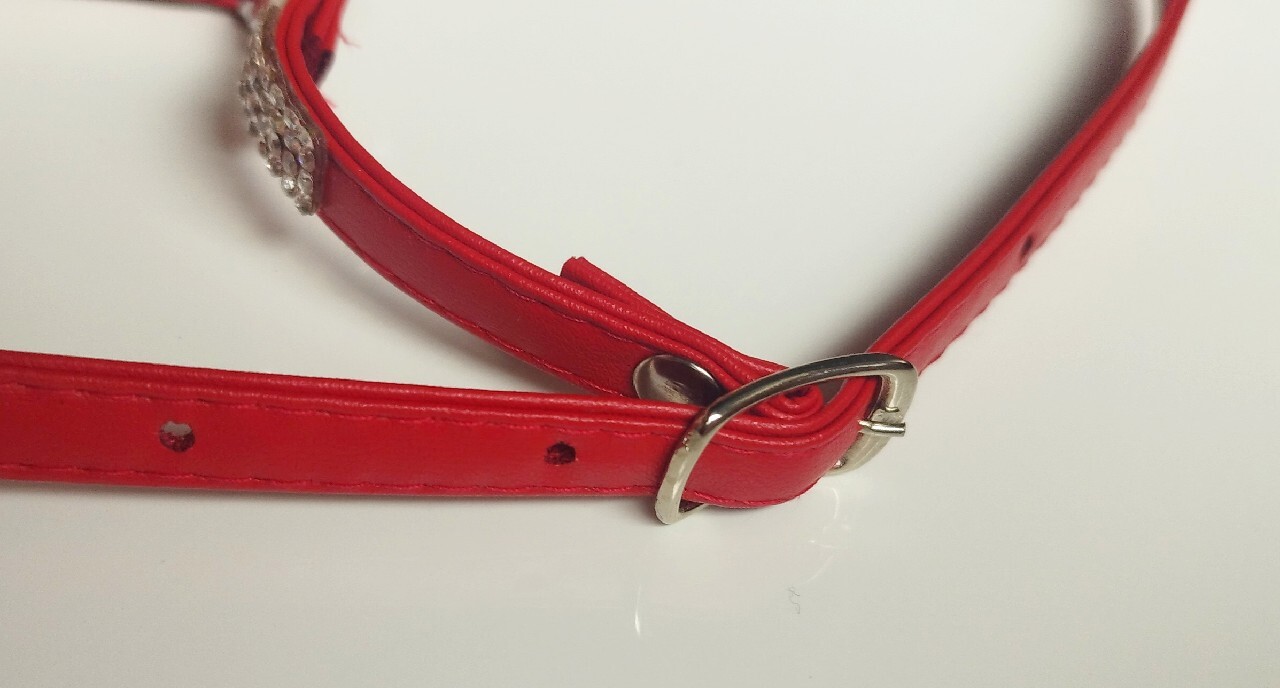 Ogłowie dla hobby horse A4 czerwone Marka inna