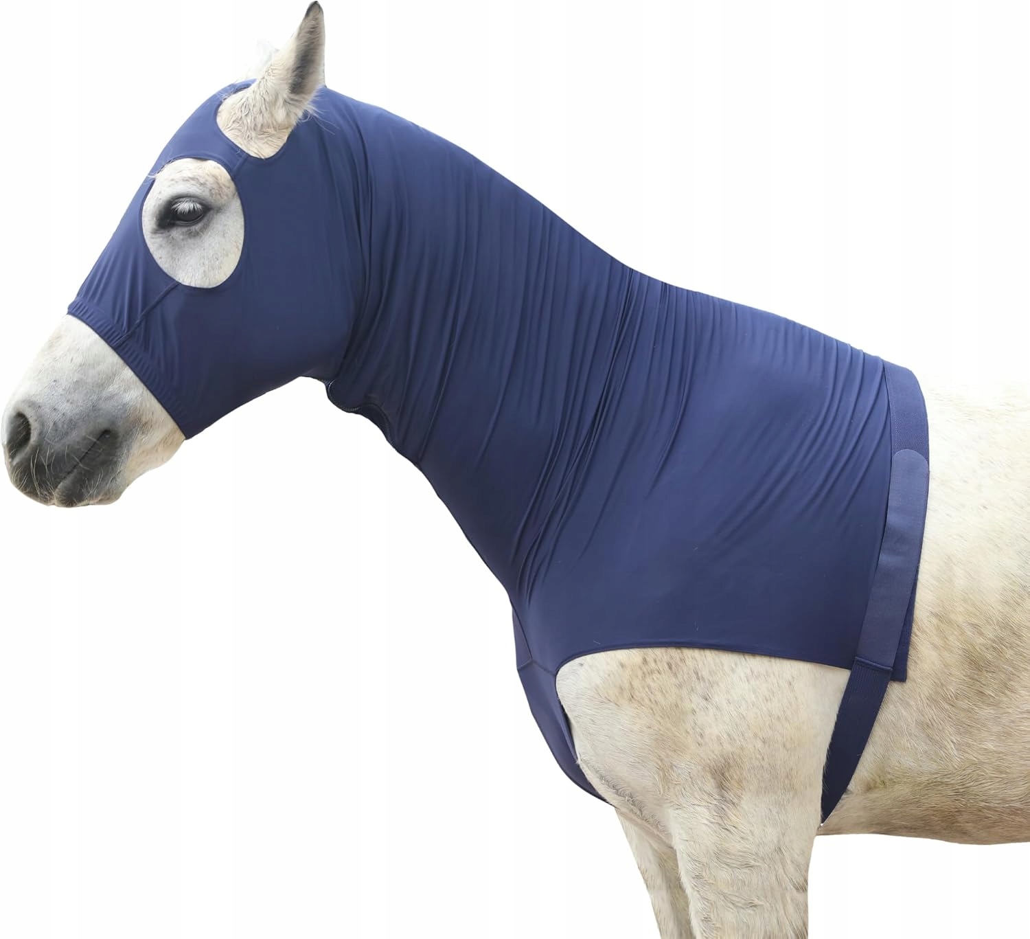 Levně Leberna Elastická Kapuce Se Zipem Pro Koně Velikost M