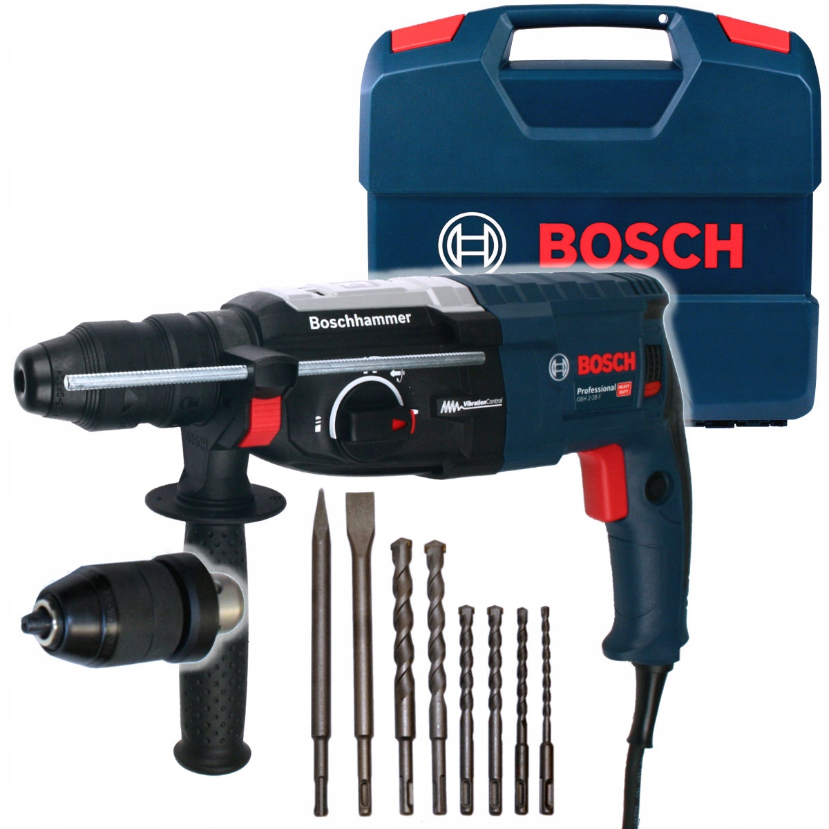 

Młotowiertarka Gbh 2-28 F Bosch +6 Wierteł 2 Dłuta