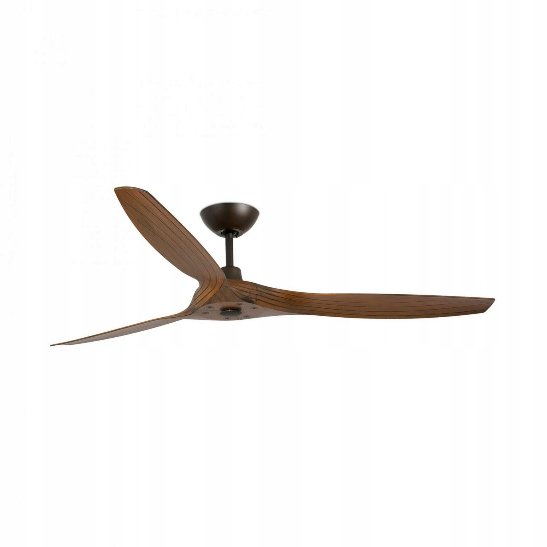 Stropný ventilátor Faro Morea L, DC motor, tmavo hnedá/orech, 152 cm