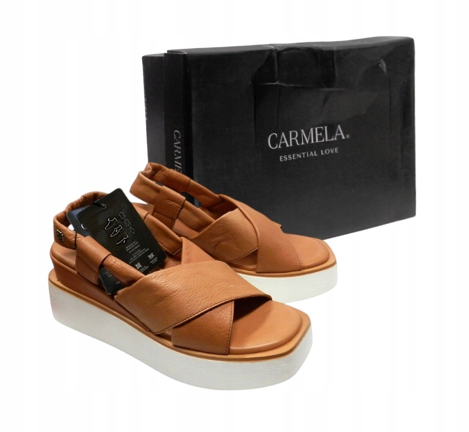 Dámské Boty Sandály Z Přírodní Kůže Carmela vel. 39