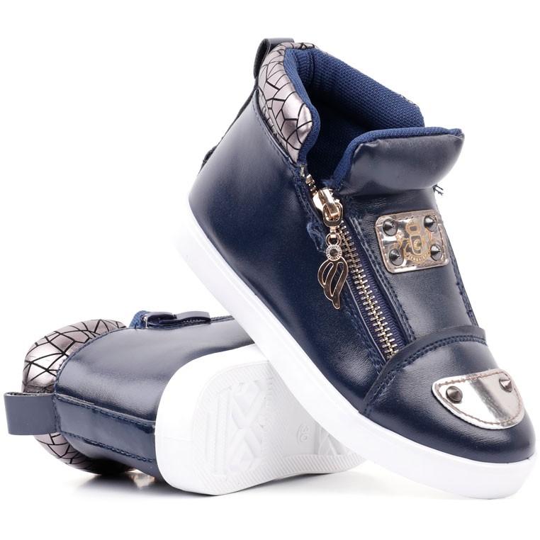 

Botki-sneakersy granatowo białe 2 rozmiar 34