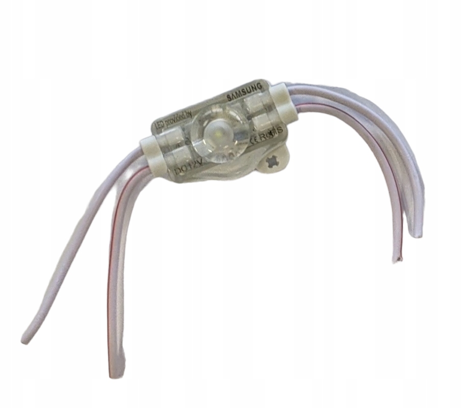 

Moduł Led 3020-2835 0,5W Ultra Cw IP67 60-65lm 12V