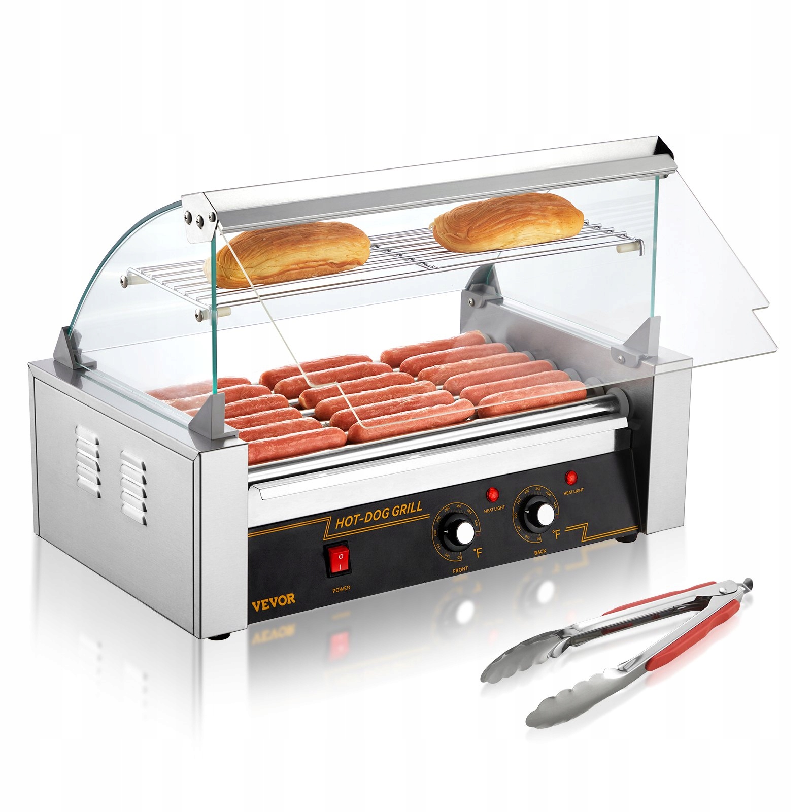 Elektrický stroj na výrobu 18 Hotdogů, 7 rolí